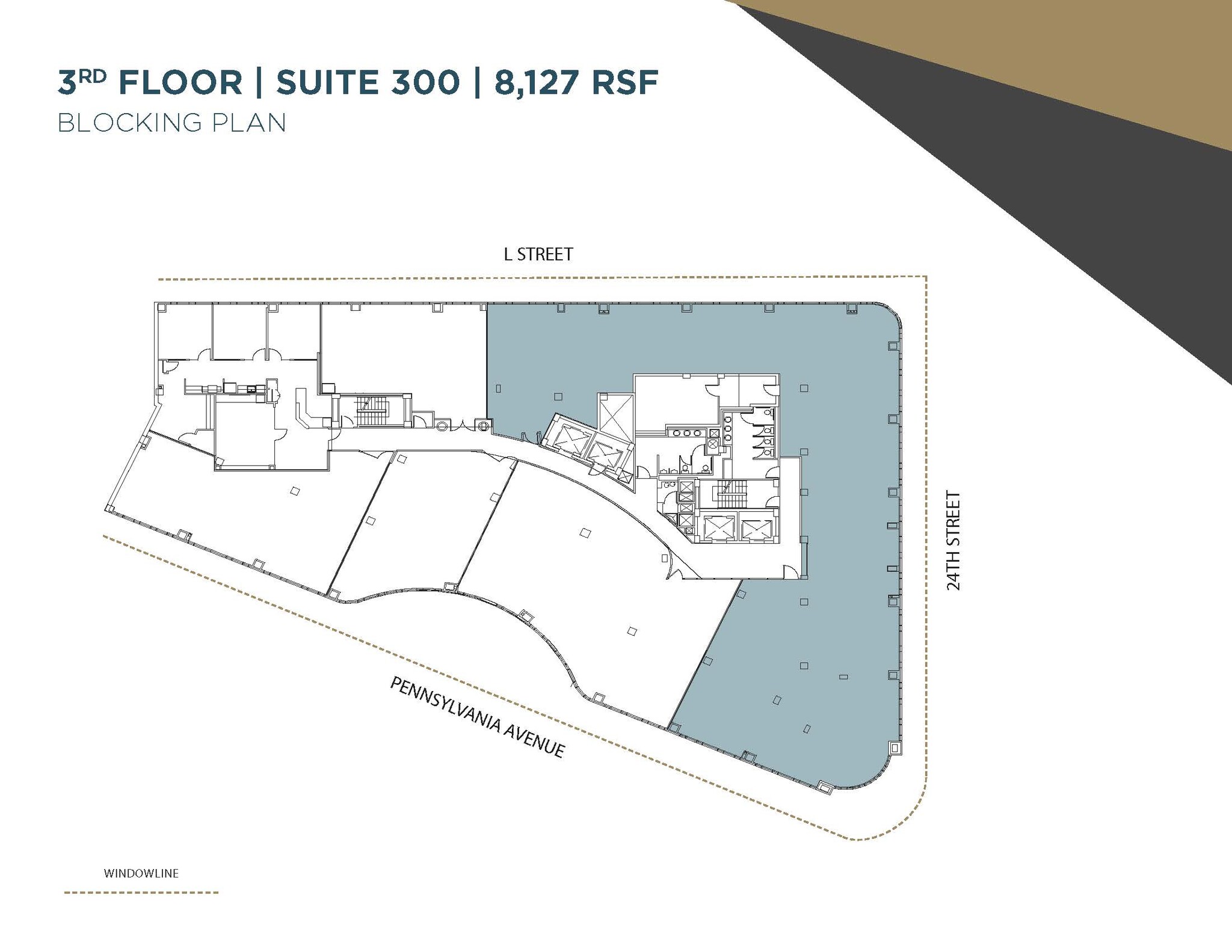 2401 Pennsylvania Ave NW, Washington, DC à louer Plan d  tage- Image 1 de 1