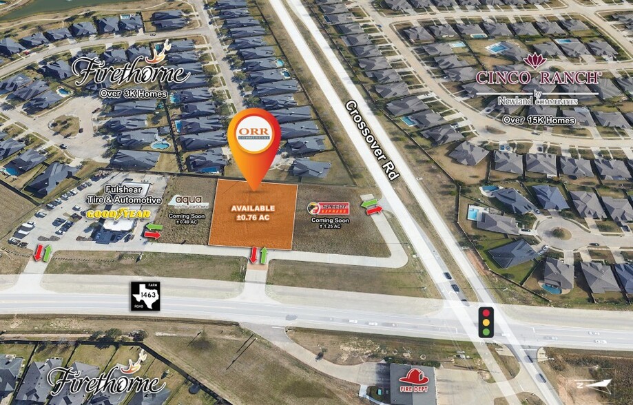 NEC FM 1463 & Crossover Rd, Katy, TX for lease - Building Photo - Image 1 of 4