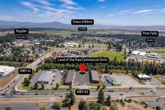 13608 W Highway 53, Rathdrum, ID - AERIAL  map view - Image1