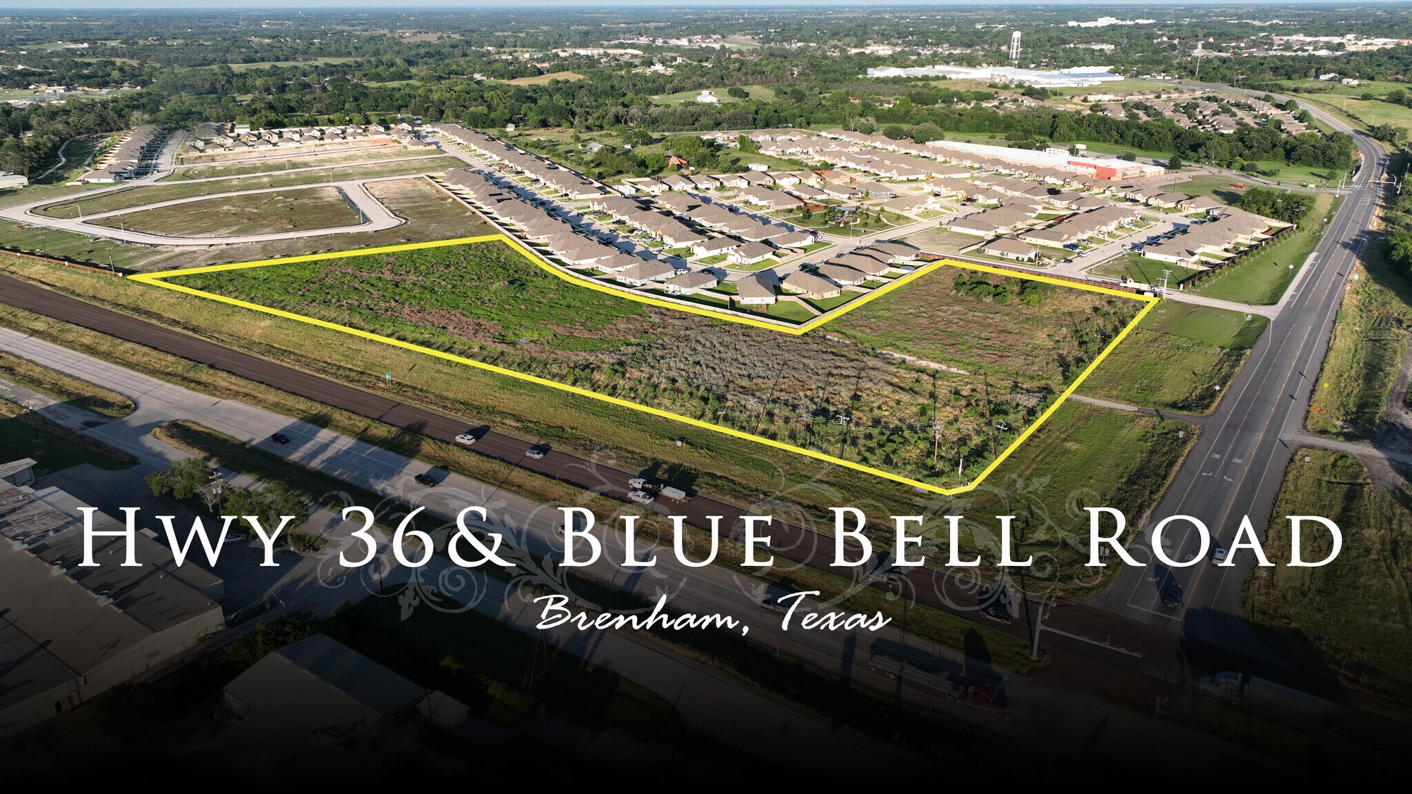 HWY 36 & Blue Bell Road, Brenham, TX à vendre Photo du bâtiment- Image 1 de 10