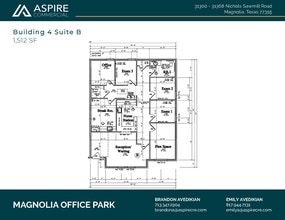 31368 Nichols Sawmill Rd, Magnolia, TX for lease Floor Plan- Image 1 of 2