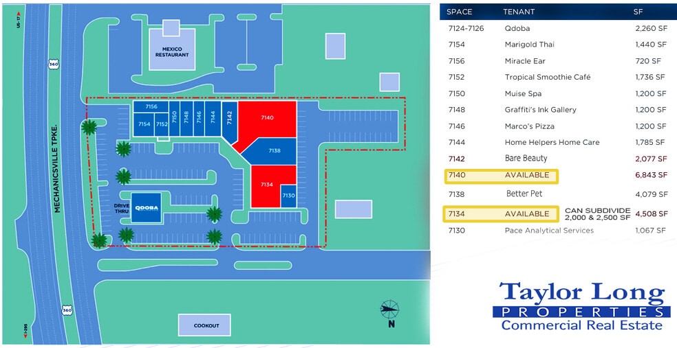 7124-7156 Mechanicsville Tpke, Mechanicsville, VA for lease - Building Photo - Image 2 of 10