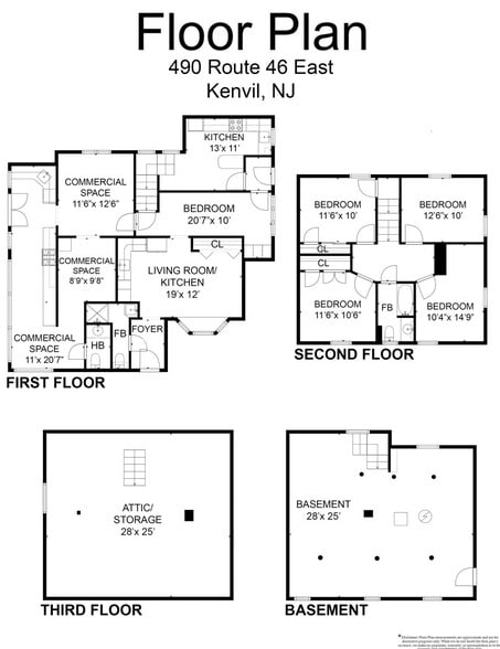 490 US Highway 46, Kenvil, NJ for sale - Floor Plan - Image 2 of 37