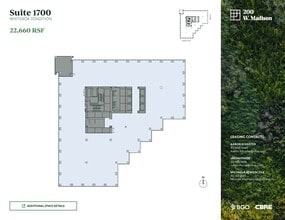 200 W Madison St, Chicago, IL à louer Plan d’étage- Image 1 de 1