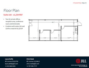 5 Financial Plz, Napa, CA à louer Plan d’étage- Image 1 de 1
