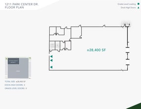 1205-1211 Park Center Dr, Vista, CA for lease Floor Plan- Image 2 of 2