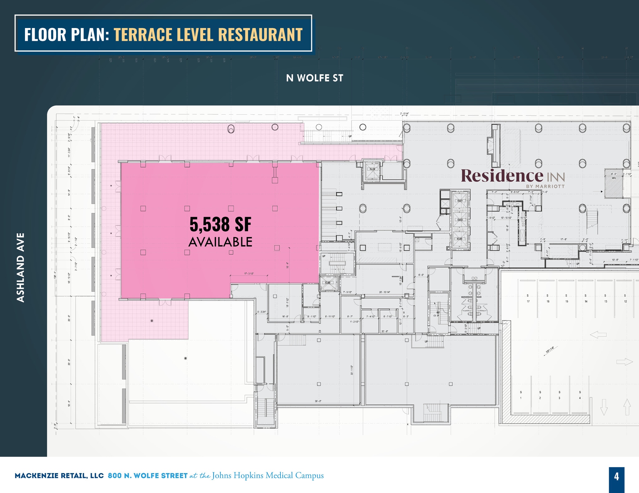 800 N Wolfe St, Baltimore, MD for lease Floor Plan- Image 1 of 1