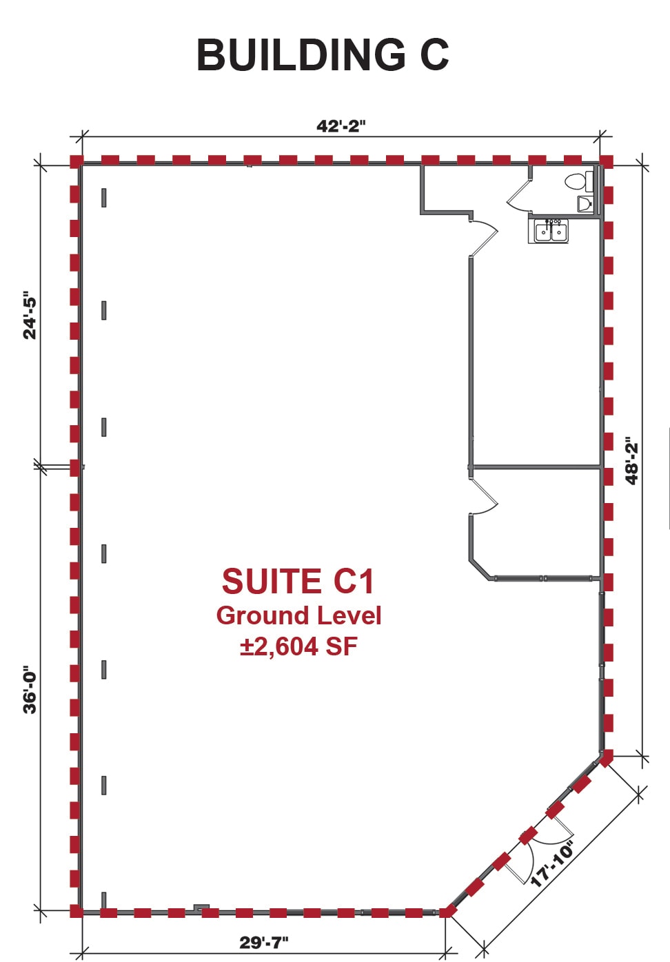 10301 N Rodney Parham Rd, Little Rock, AR for lease Floor Plan- Image 1 of 9