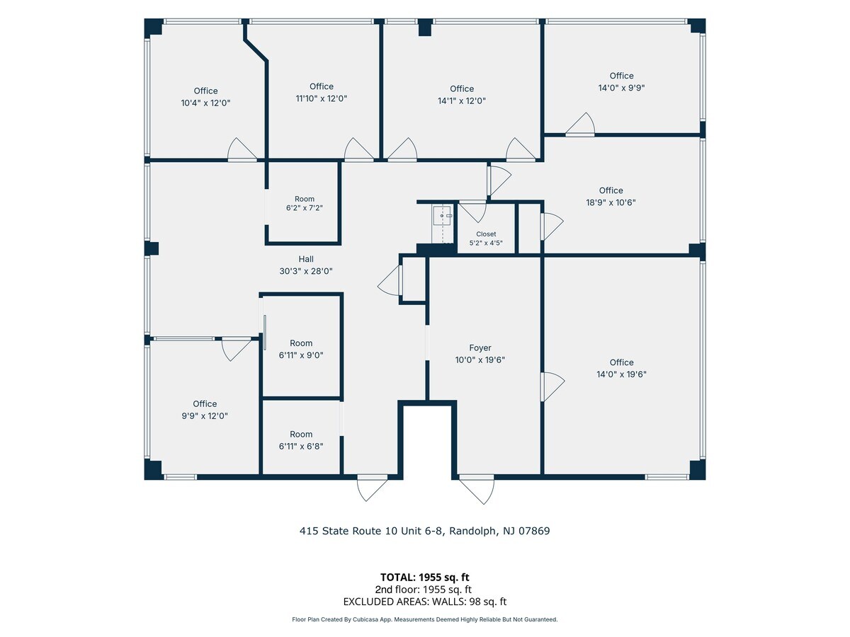 415 State Route 10, Randolph, NJ 07869 - Unité 8 -  - Plan d’étage - Image 1 of 1