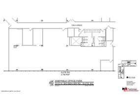 3310 W Big Beaver Rd, Troy, MI à louer Plan de site- Image 1 de 2