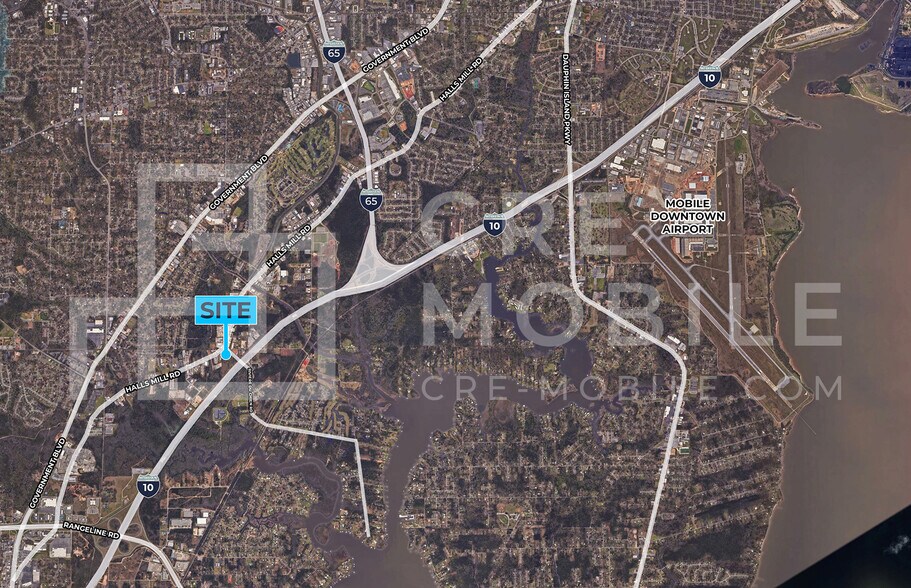 3500 Riviere du Chien Ct, Mobile, AL à vendre - Aérien - Image 3 de 3