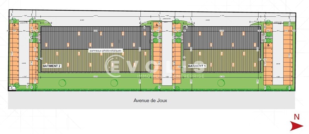 465 Avenue De Joux, Arnas for lease - Site Plan - Image 1 of 25