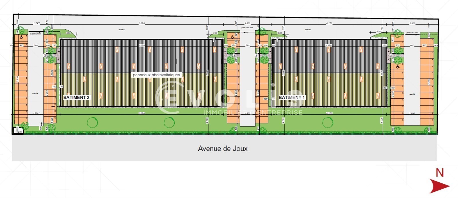 465 Avenue De Joux, Arnas à louer Plan de site- Image 1 de 26
