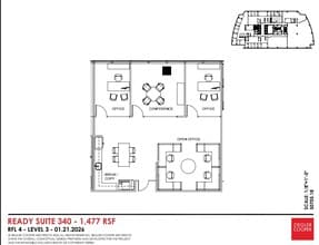 2445 Technology Forest Blvd, The Woodlands, TX for lease Floor Plan- Image 2 of 2