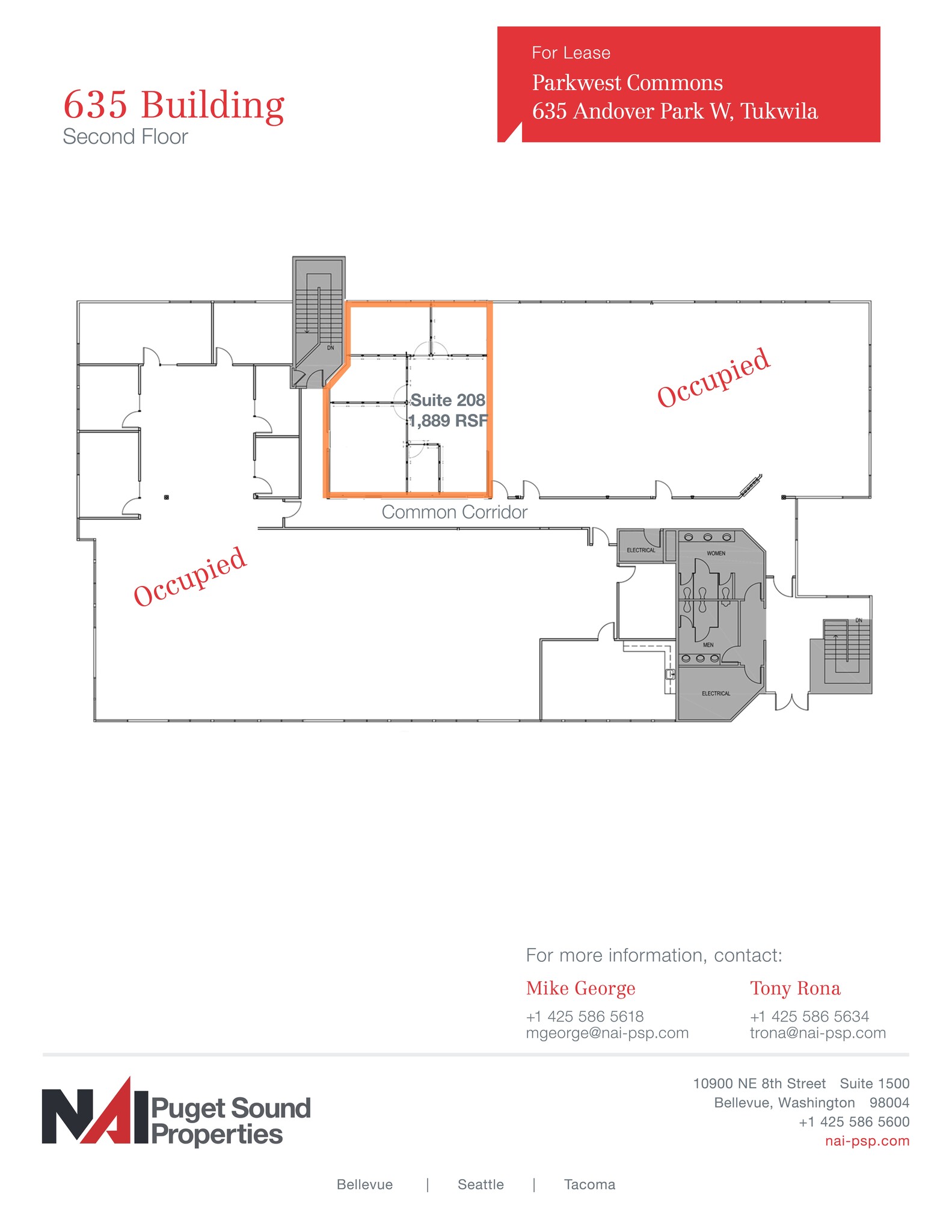 370 Corporate Dr N, Tukwila, WA à louer Plan de site- Image 1 de 1