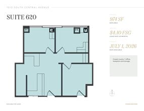 1510 S Central Ave, Glendale, CA à louer Plan d’étage- Image 1 de 1
