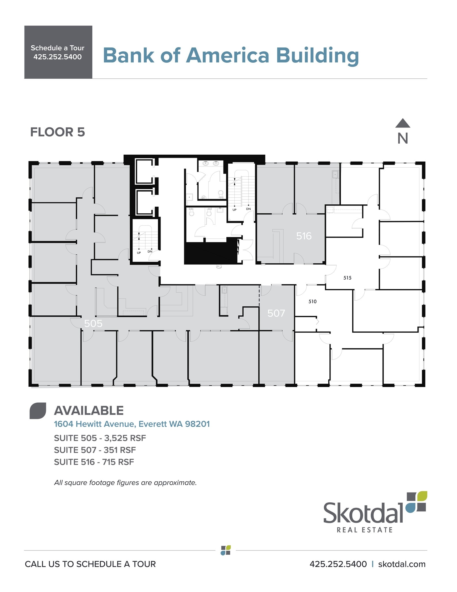 1602-1604 Hewitt Ave, Everett, WA à louer Plan de site- Image 1 de 1