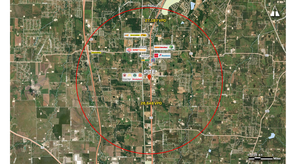 Hwy 174 & Mountainaire, Joshua, TX for lease - Aerial - Image 2 of 4