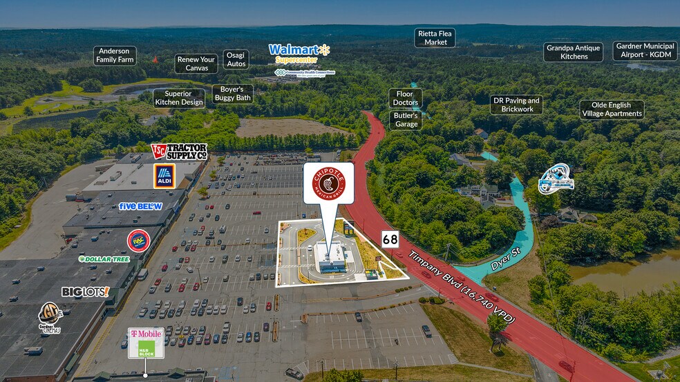 346 Timpany Blvd, Gardner, MA à vendre - Photo du bâtiment - Image 3 de 5