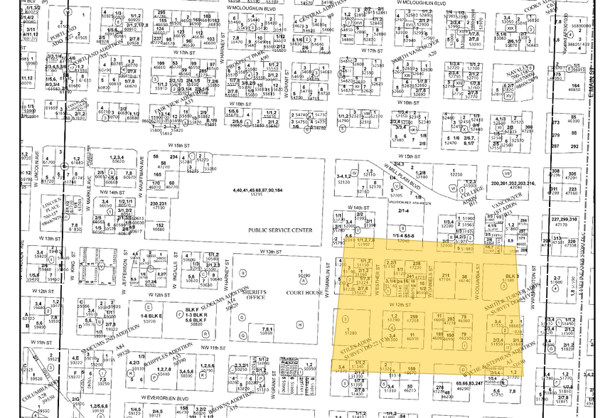 1112 Columbia St, Vancouver, WA for lease - Plat Map - Image 3 of 3