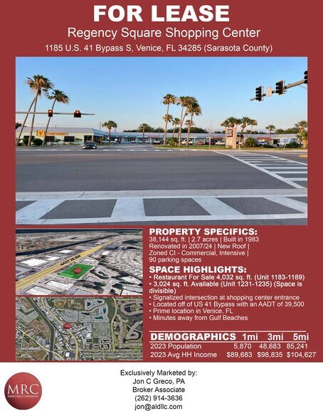 1185-1245 Us Highway 41 Byp S, Venice, FL à louer - Photo du bâtiment - Image 2 de 9