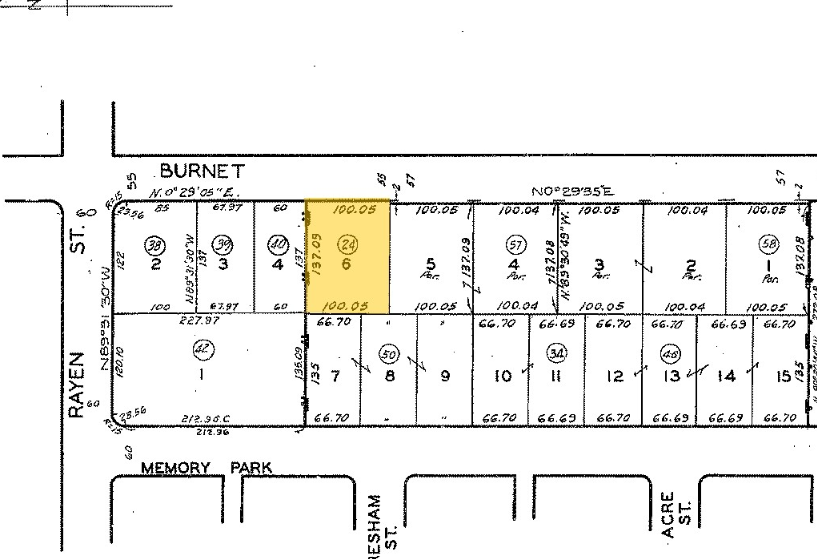 8837 Burnet Ave, North Hills, CA à vendre - Plan cadastral - Image 2 de 7