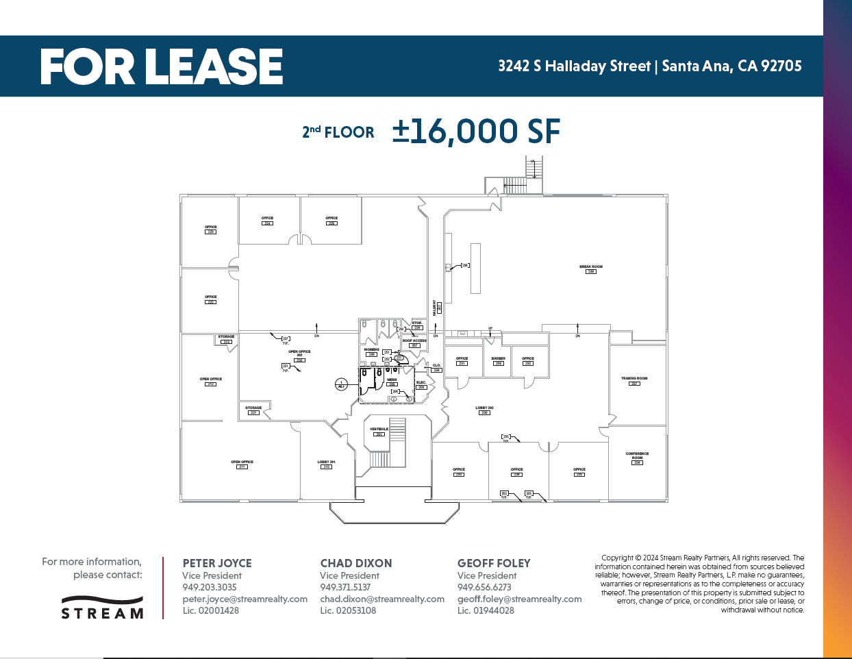 3242 S Halladay St, Santa Ana, CA for lease Floor Plan- Image 1 of 1