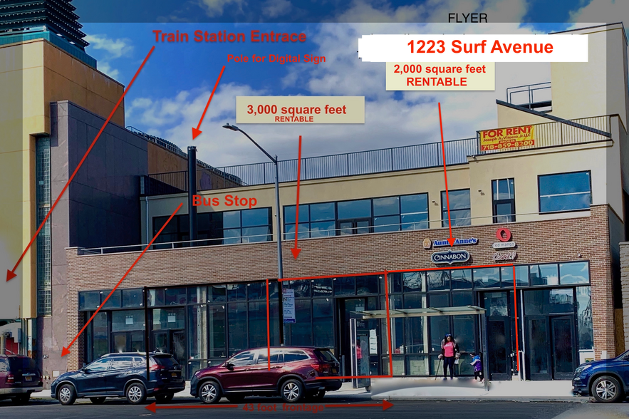 1223 Surf Ave, Brooklyn, NY for lease - Building Photo - Image 1 of 4