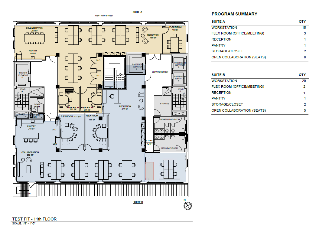 220 W 19th St, New York, NY for lease Floor Plan- Image 1 of 1