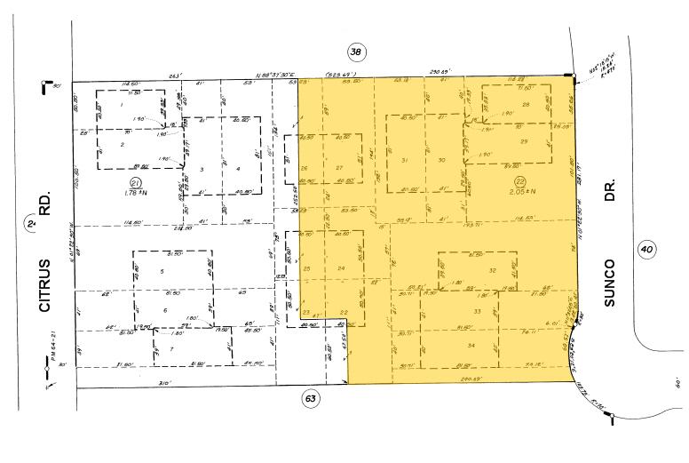 2711 Citrus Rd, Rancho Cordova, CA à vendre - Plan cadastral - Image 2 de 13