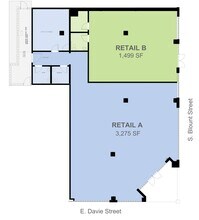 149 E Davie St, Raleigh, NC for lease Site Plan- Image 2 of 2