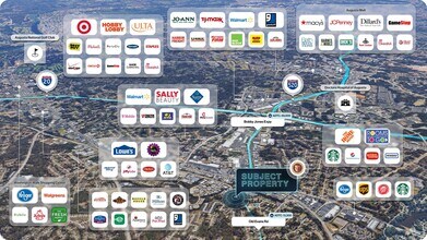 118 Old Evans Rd, Martinez, GA - AÉRIEN  Vue de la carte - Image1