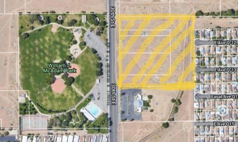 E Vac/30th Ste Pav Vic Ave #R Street, Palmdale, CA à vendre - Photo du bâtiment - Image 1 de 1