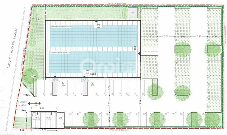 Bureau dans Villefranche-sur-Saône à vendre - Plan de site - Image 2 de 4