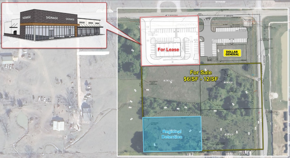 SWC of E 126th St & N 129th E Ave, Collinsville, OK for lease - Building Photo - Image 2 of 3