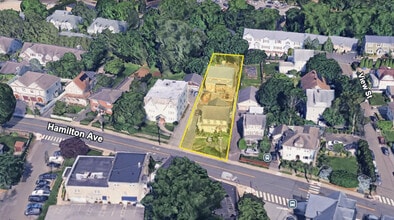 151 Hamilton Ave, Greenwich, CT - Aerial  map view