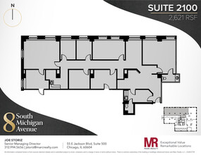 8 S Michigan Ave, Chicago, IL à louer Plan d  tage- Image 1 de 14