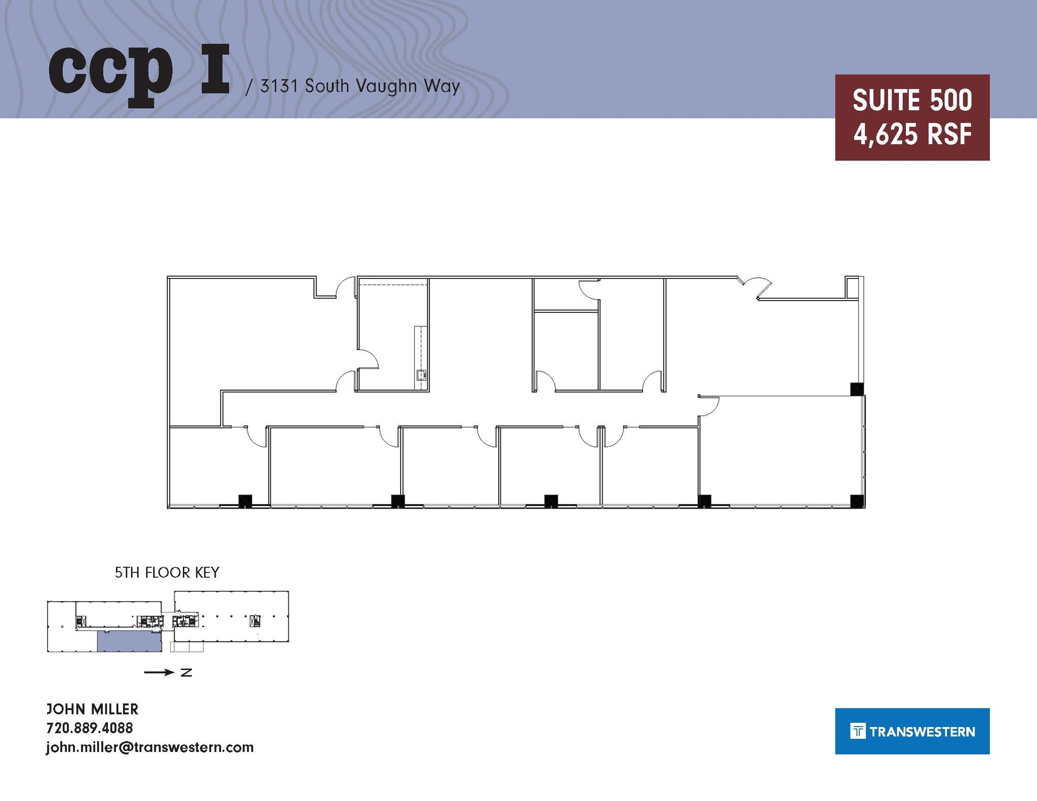 3131 S Vaughn Way, Aurora, CO for lease Floor Plan- Image 1 of 1