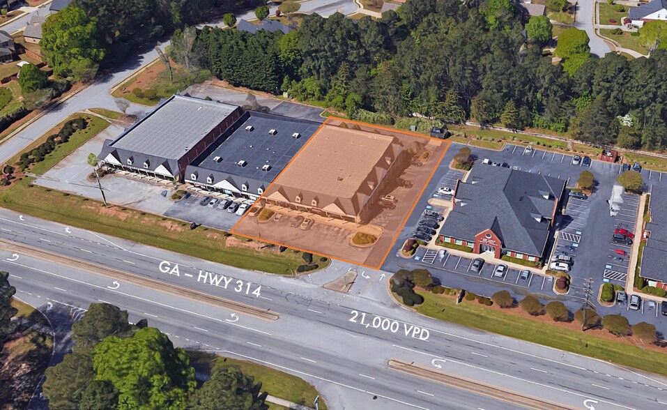 286 GA Hwy 314, Fayetteville, GA à vendre - Aérien - Image 2 de 7