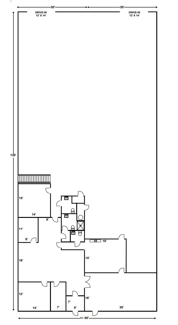 9000 Sweet Valley Dr, Valley View, OH à louer Plan d’étage- Image 1 de 4