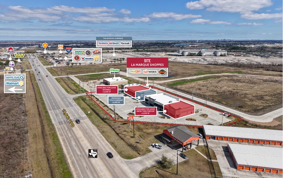 SEQ of I-45 & FM 1764, La Marque, TX for lease - Building Photo - Image 3 of 5