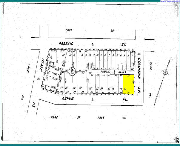 2 Aspen Pl, Passaic, NJ à vendre - Plan cadastral - Image 1 de 1