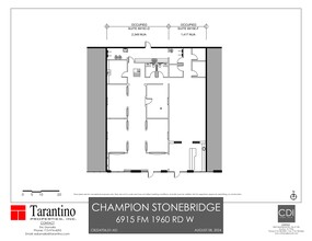 6927 FM 1960 Rd W, Houston, TX à louer Plan de site- Image 1 de 1