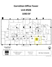 1925 E Belt Line Rd, Carrollton, TX à louer Plan de site- Image 2 de 2