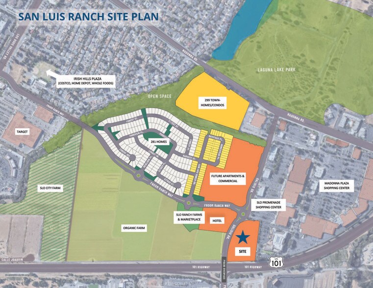 2040 Prado Rd, San Luis Obispo, CA à louer - Plan de site - Image 2 de 11