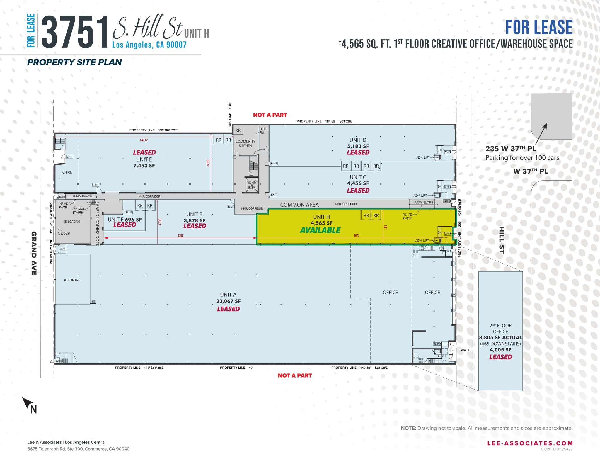 3751 S Hill St, Los Angeles, CA for lease Site Plan- Image 1 of 1