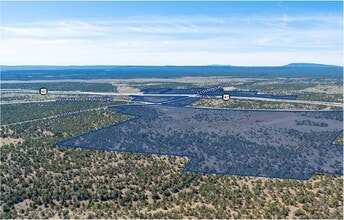 I-40 & Cosnino Road Interchange, Flagstaff, AZ - Aérien  Vue de la carte - Image1