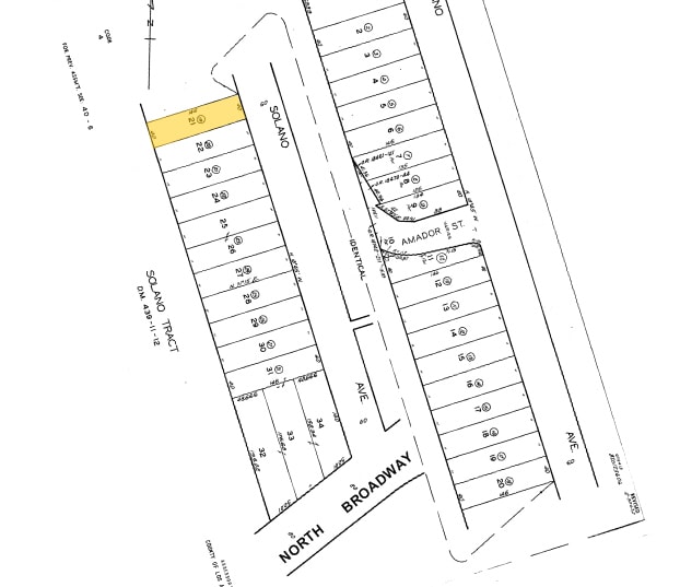 456 Solano Ave, Los Angeles, CA for sale - Plat Map - Image 2 of 18