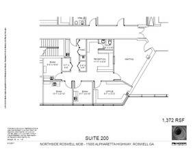 11685 Alpharetta Hwy, Roswell, GA à louer Plan de site- Image 1 de 1