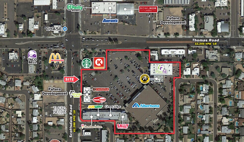 2765-2825 N Scottsdale Rd, Scottsdale, AZ à louer - Photo du bâtiment - Image 2 de 9